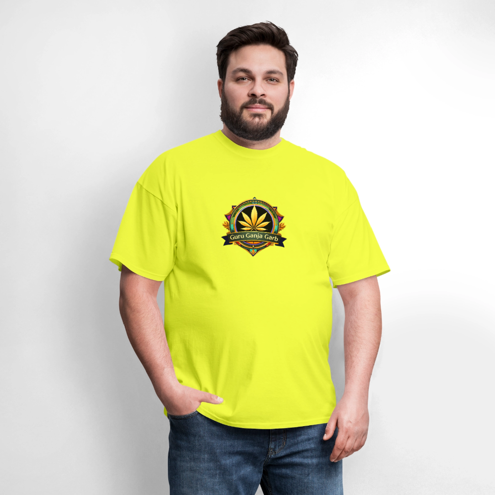 OFFICAL GURU GANJA GARB  GGG Men's T-Shirt - safety green