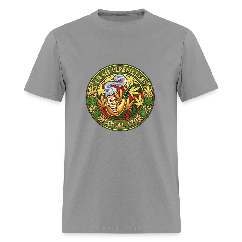 UTAH PIPEFILLERS LOCAL 420 F/B DESIGN Men's T-Shirt - rock