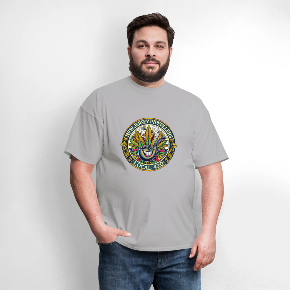 NEW JERSEY PIPEFILLERS LOCAL 420 F/B DESIGN Men's T-Shirt - rock