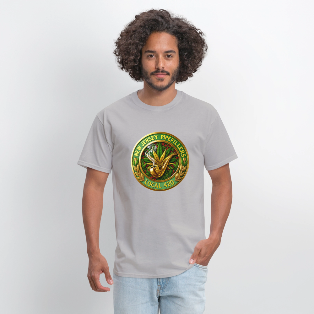 NEW JERSEY PIPEFILLERS LOCAL 420 F/B DESIGN Men's T-Shirt - rock