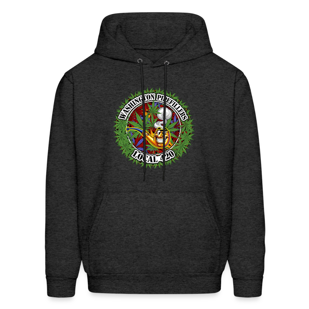WASHINGTON PIPEFILLERS LOCAL 420 Men's Hoodie - charcoal grey
