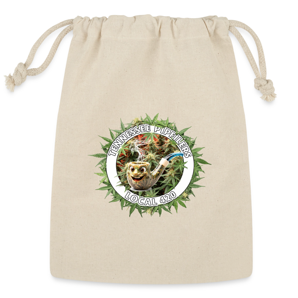 TENNESSEE PIPEFILLERS LOCAL 420 Reusable Gift Bag - Natural
