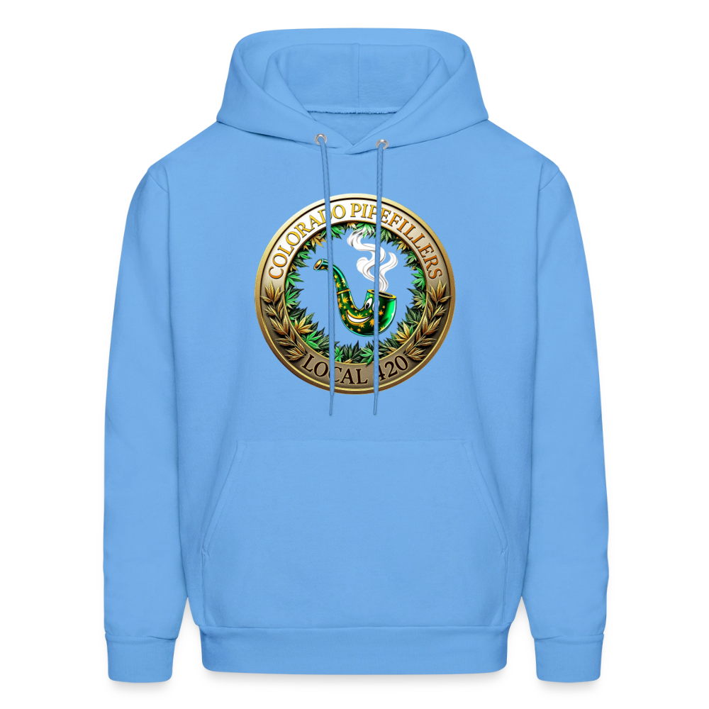 COLORADO PIPEFILLERS LOCAL 420 Men's Hoodie - carolina blue
