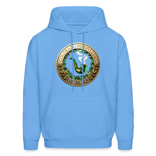 COLORADO PIPEFILLERS LOCAL 420 Men's Hoodie - carolina blue
