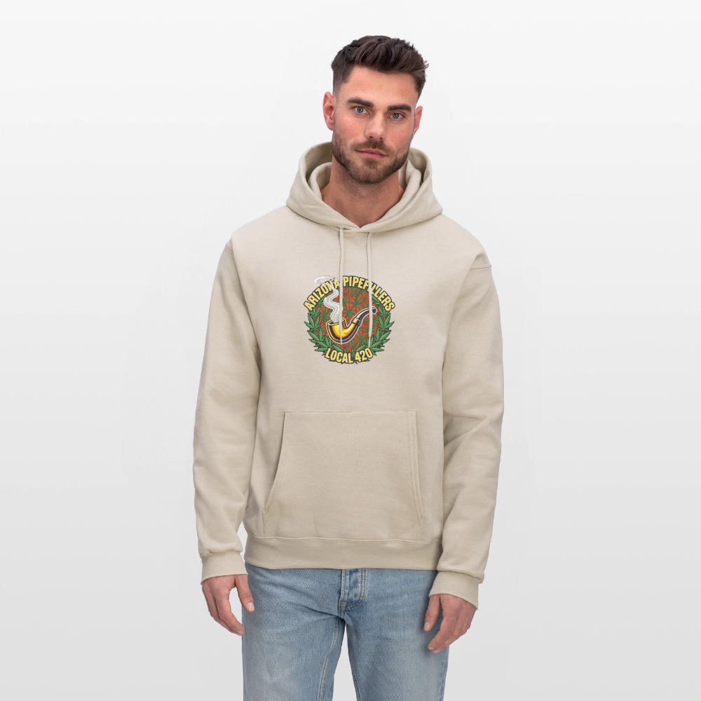 ARIZONA PIPEFILLERS LOCAL 420 F/B DESIGN Men's Hoodie - Sand