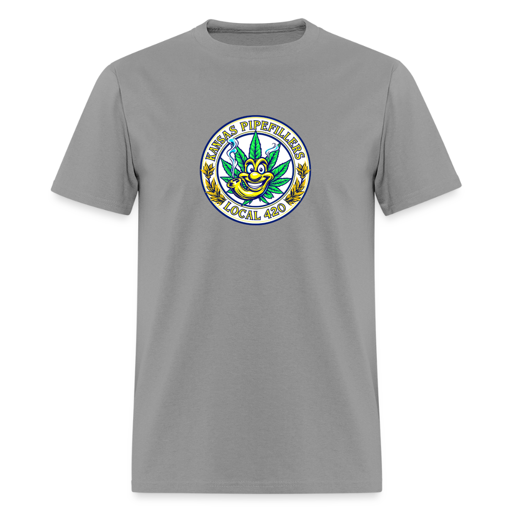 KANSAS PIPEFILLERS LOCAL 420 F/B DESIGNS Men's T-Shirt - rock