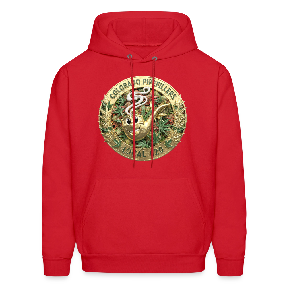 COLORADO PIPEFILLERS LOCAL 420 Men's Hoodie - red
