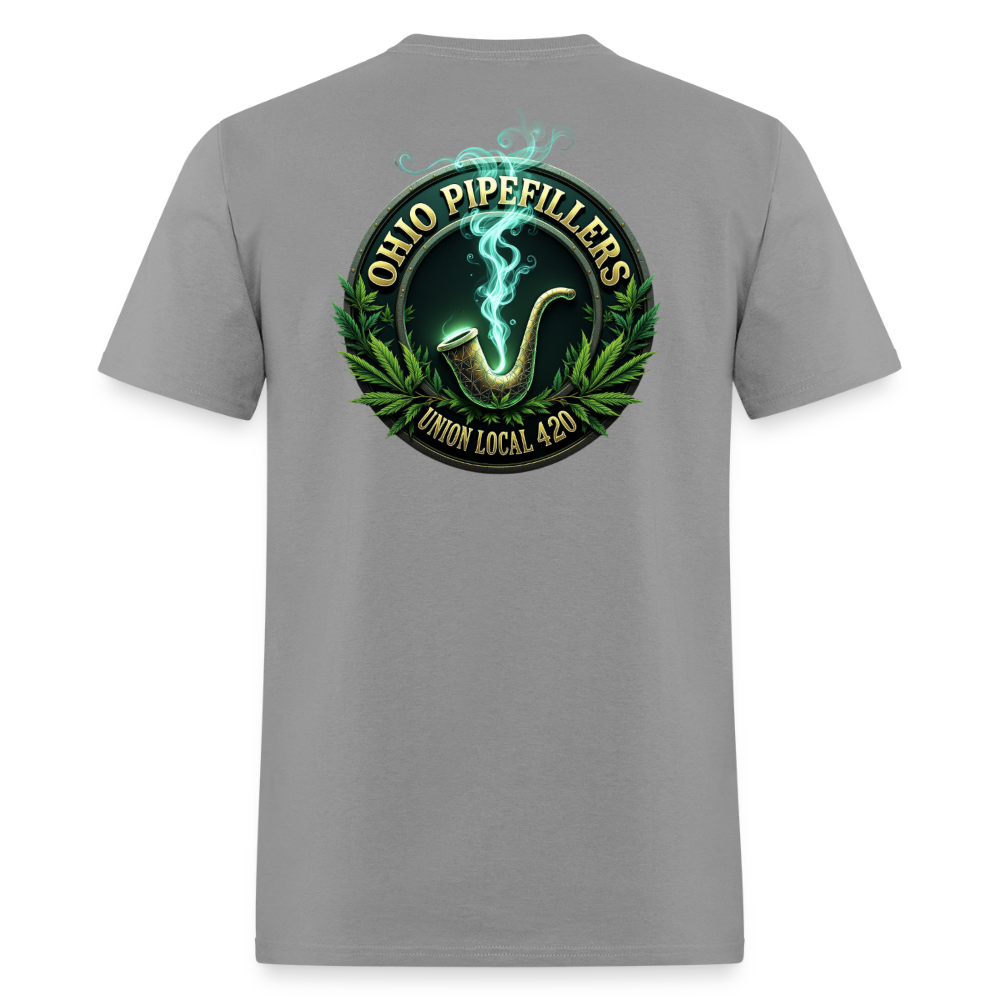 OHIO PIPEFILLERS UNION LOCAL 420 F/B DESIGNS Men's T-Shirt - rock