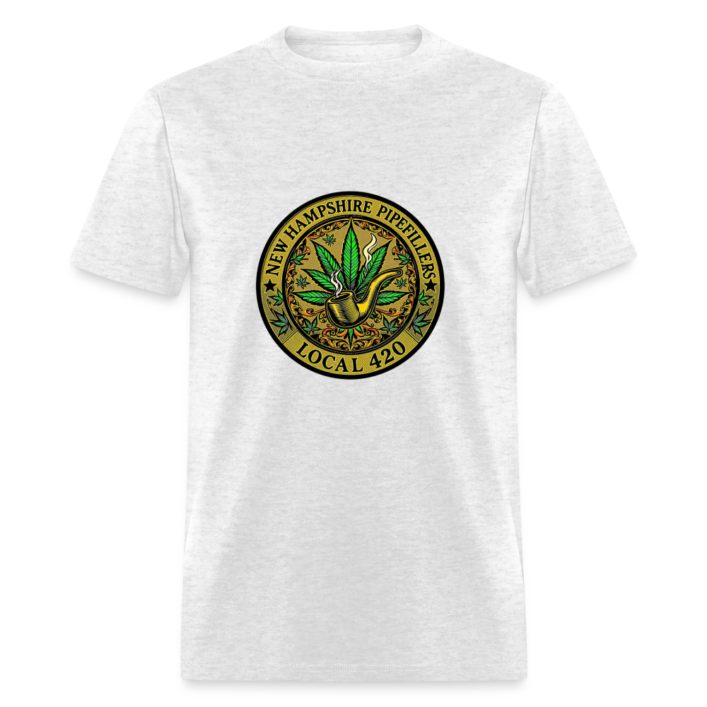 NEW HAMSHIRE PIPEFILLERS LOCAL 420 Men's T-Shirt - light heather gray