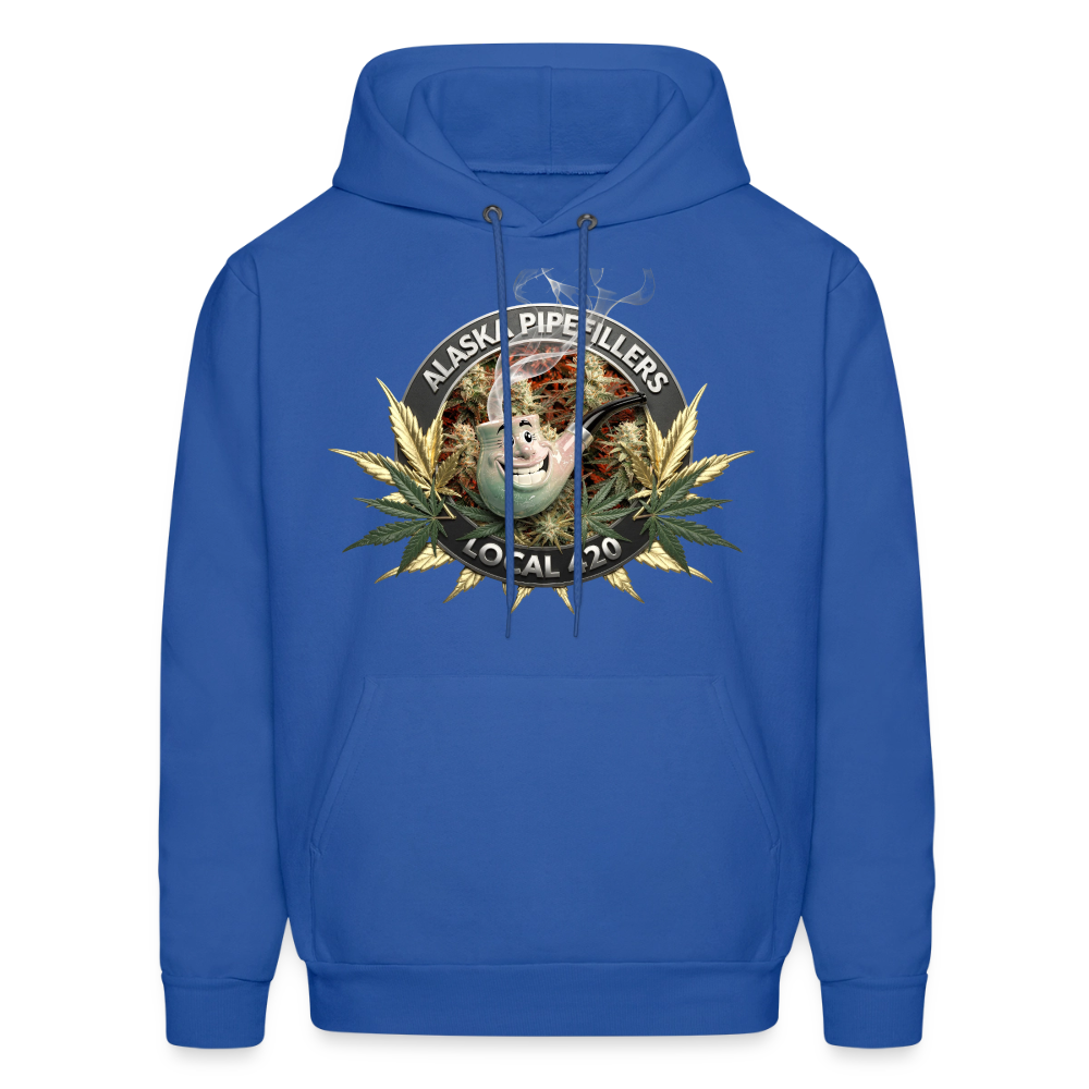 ALASKA  PIPEFILLERS LOCAL 420 F/B DESIGN Men's Hoodie - royal blue