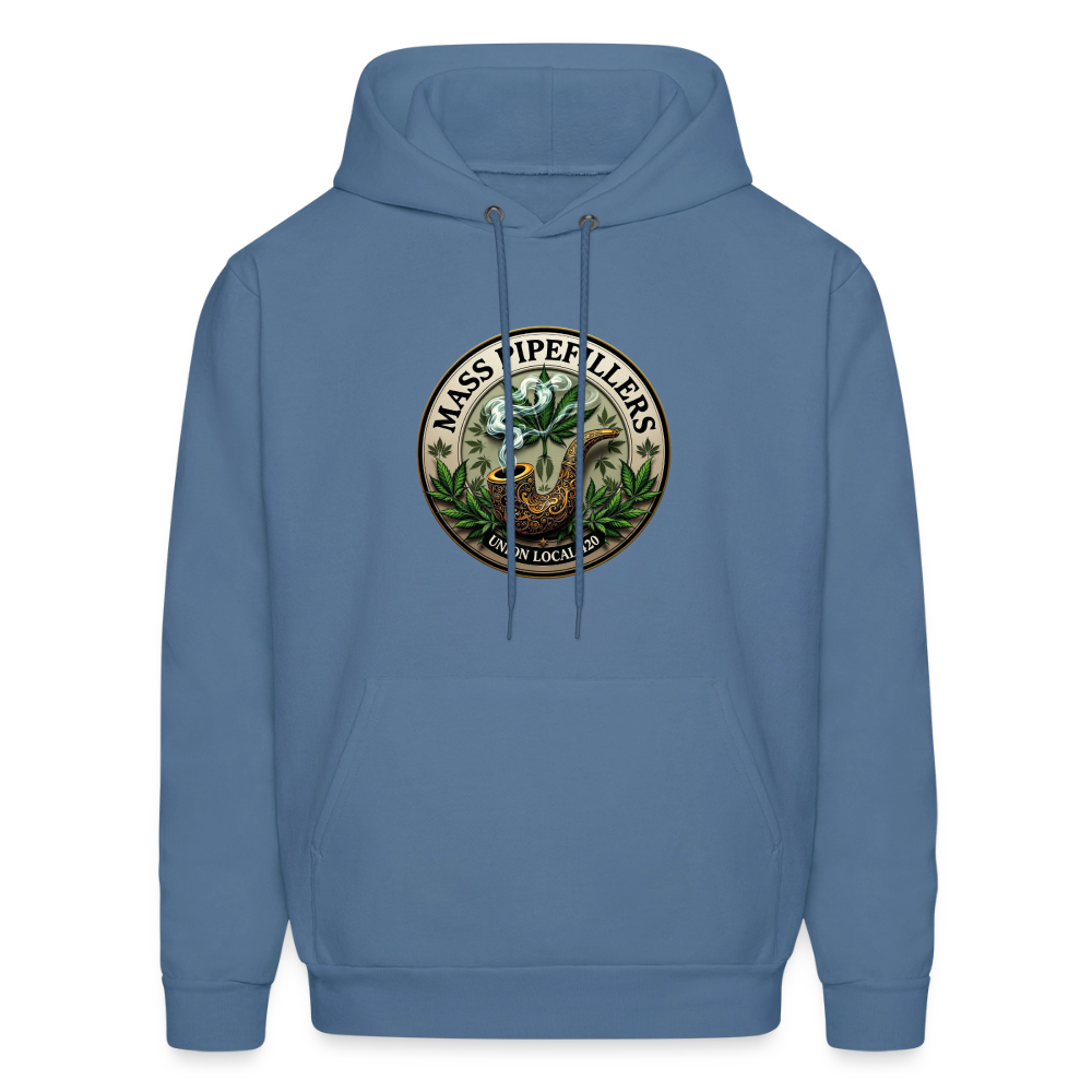 MASS PIPEFILLERS LOCAL 420 Men's Hoodie - denim blue