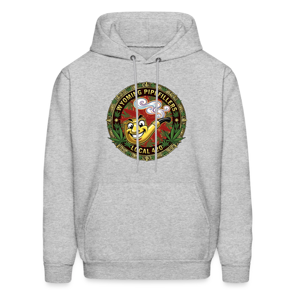 WYOMING PIPEFILLERS LOCAL 420 Men's Hoodie - heather gray