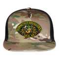 CONNECTICUT PIPEFILLERD LOCAL 420 CAMO Trucker Hat - MultiCam\black