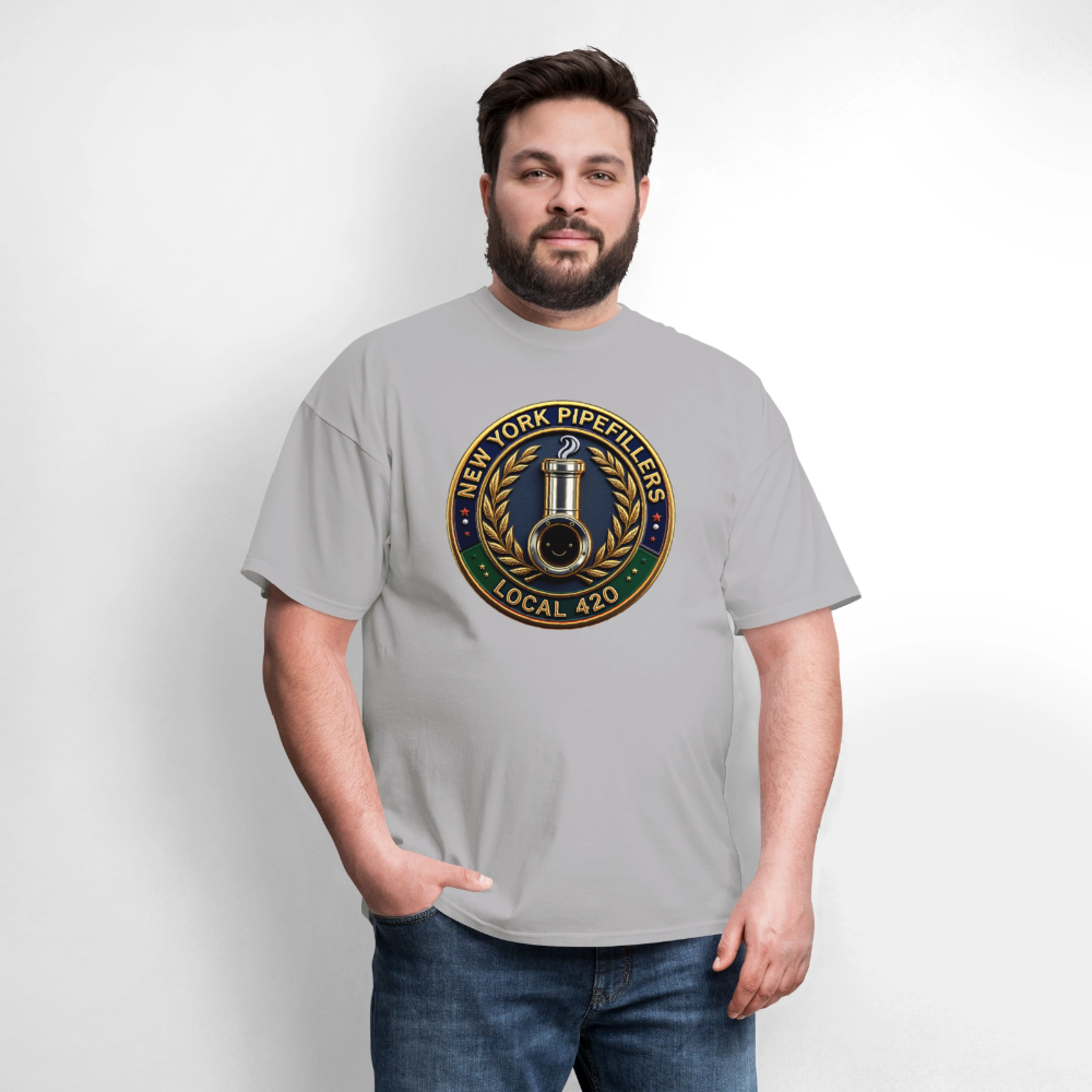 NEW YORK PIPEFILLERS LOCAL 420 F/B DESIGNS Men's T-Shirt - rock