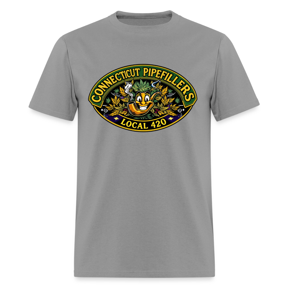 CONNECTICUT PIPEFILLERD LOCAL 420 F/B DESIGN Men's T-Shirt - rock