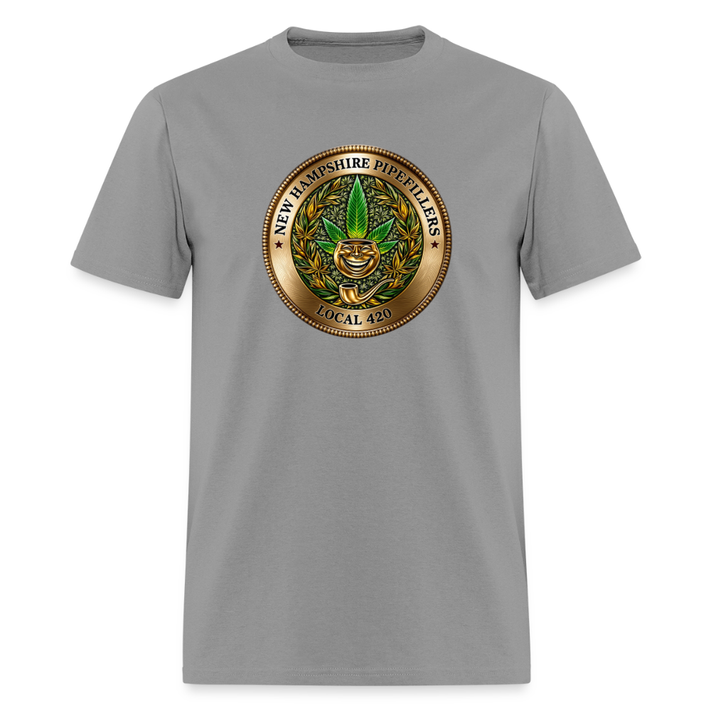 NEW HAMPSHIRE PIPEFILLERS UNION LOCAL 420 Men's T-Shirt - rock