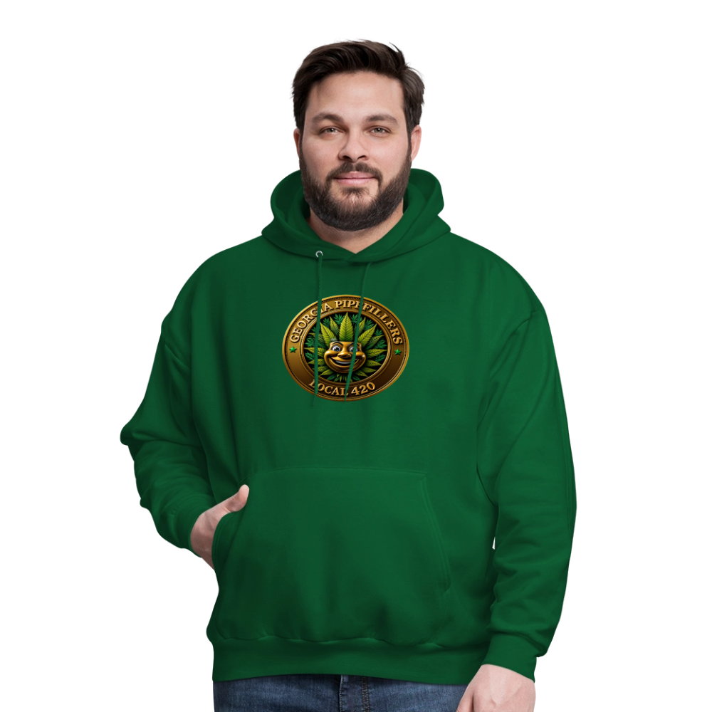 GEORGIA PIPEFILLERS LOCAL 420 Men's Hoodie - forest green