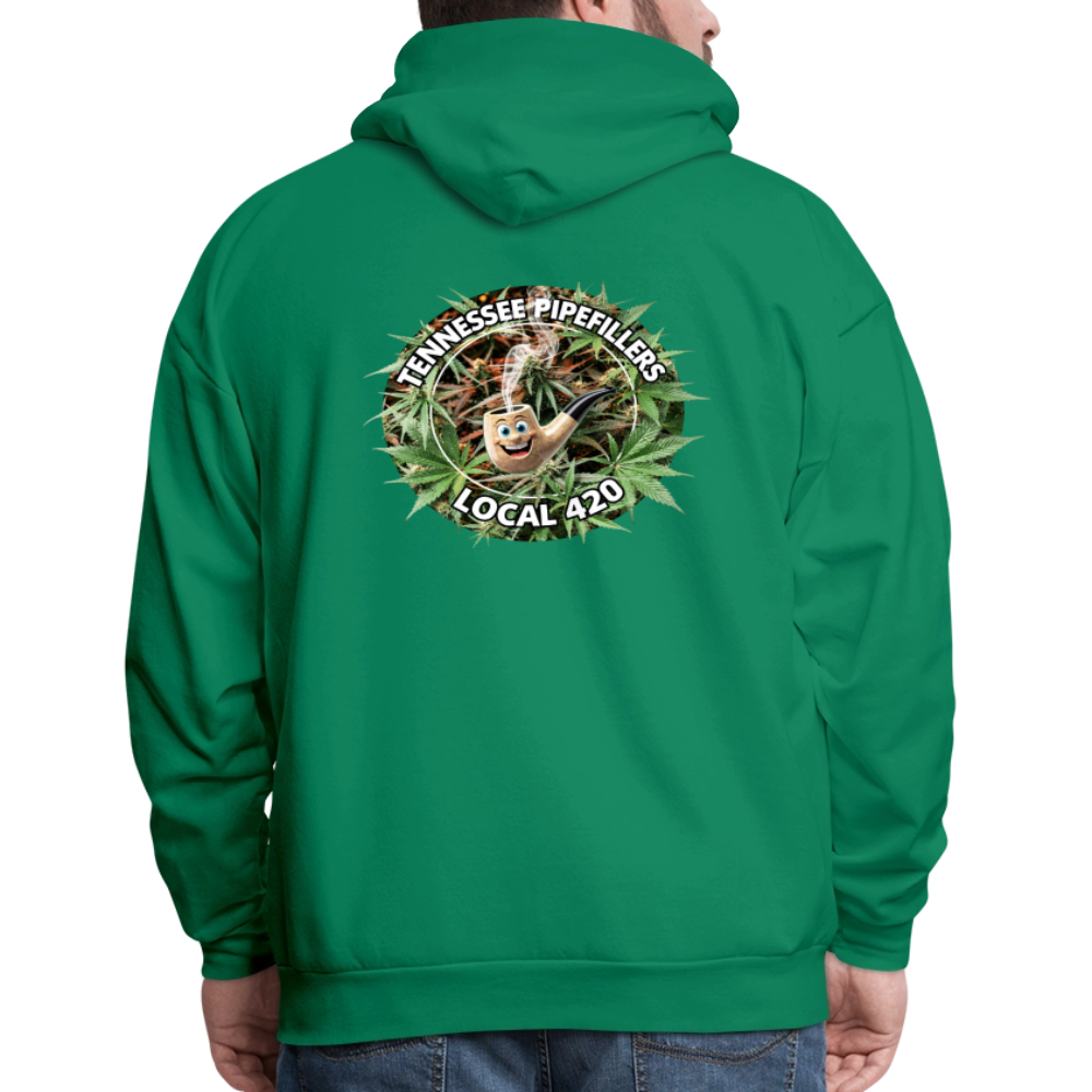 TENNESSEE PIPEFILLERS LOCAL 420 F/B DESIGN Men's  Hoodie - kelly green