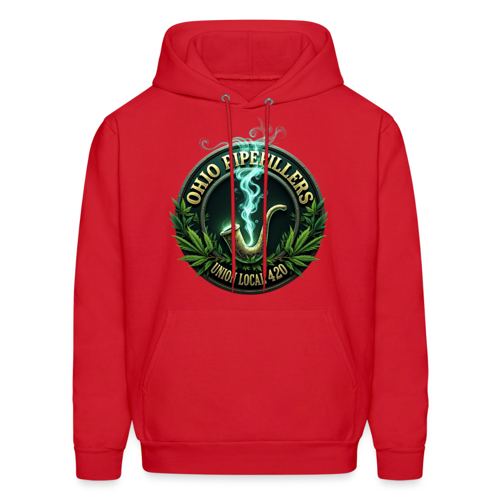 OHIO PIPEFILLERS UNION LOCAL 420 Men's Hoodie - red