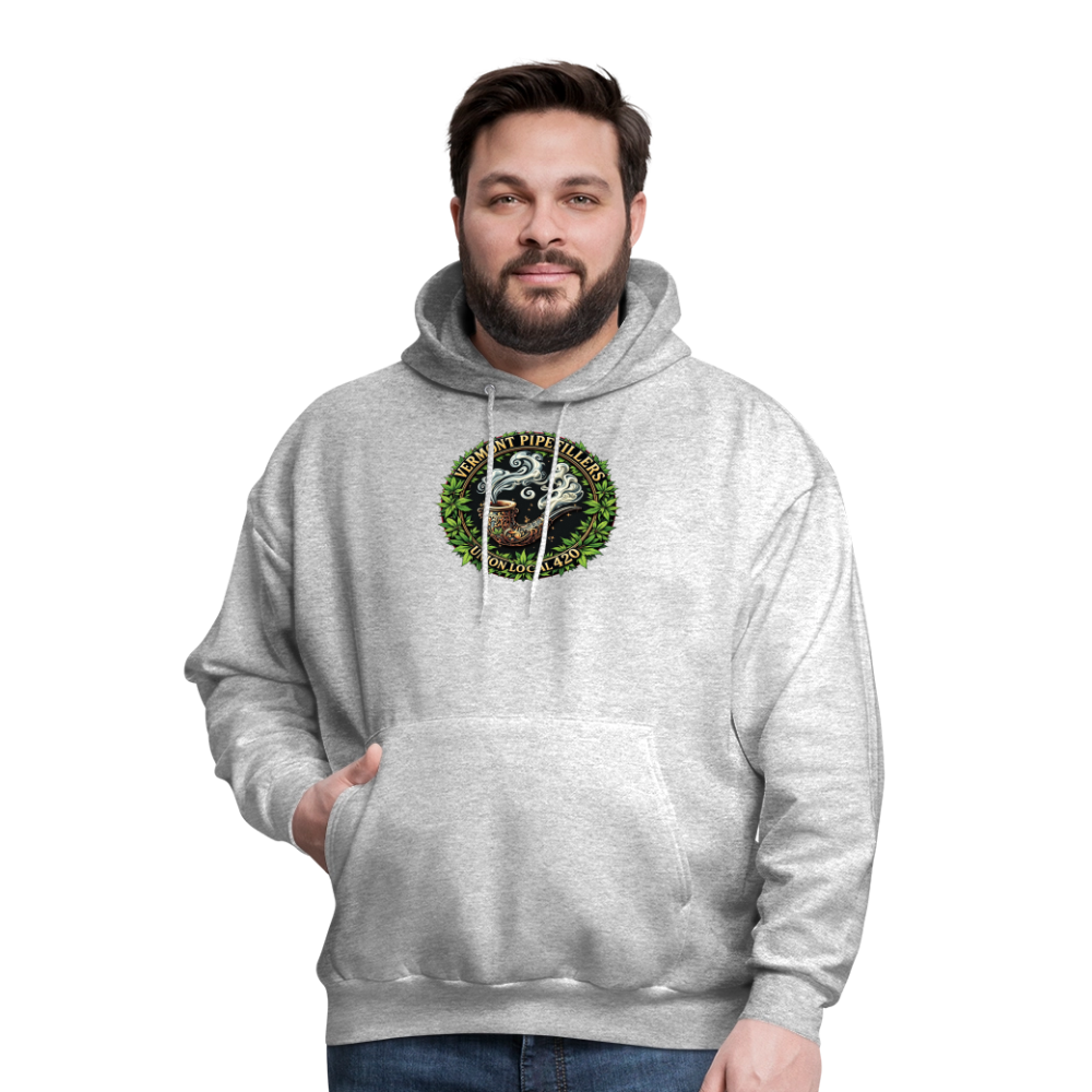 VERMONT PIPEFILLERS LOCAL 420 Men's Hoodie - heather gray