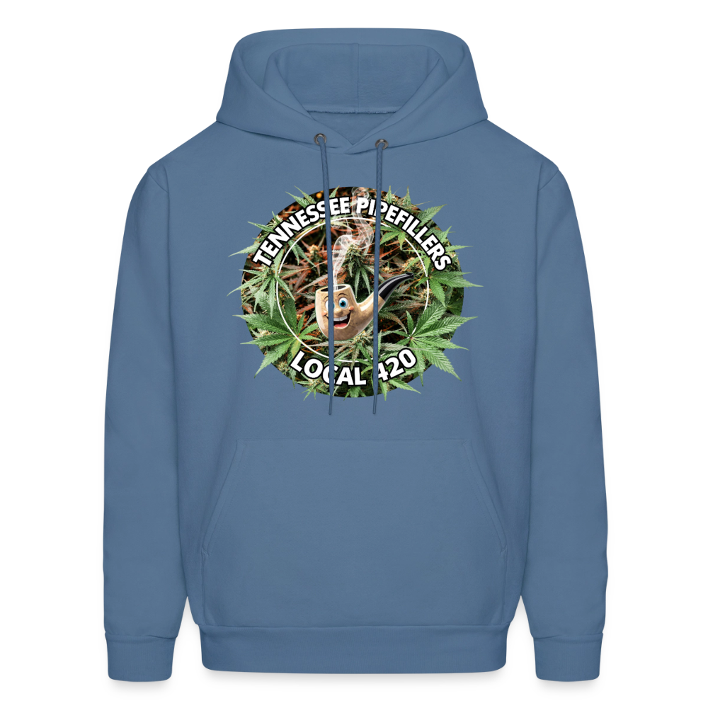 TENNESSEE PIPEFILLERS LOCAL 420 Men's  Hoodie - denim blue
