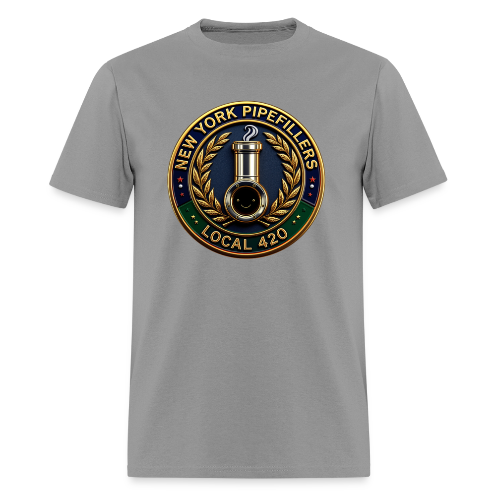 NEW YORK PIPEFILLERS LOCAL 420 Men's T-Shirt - rock