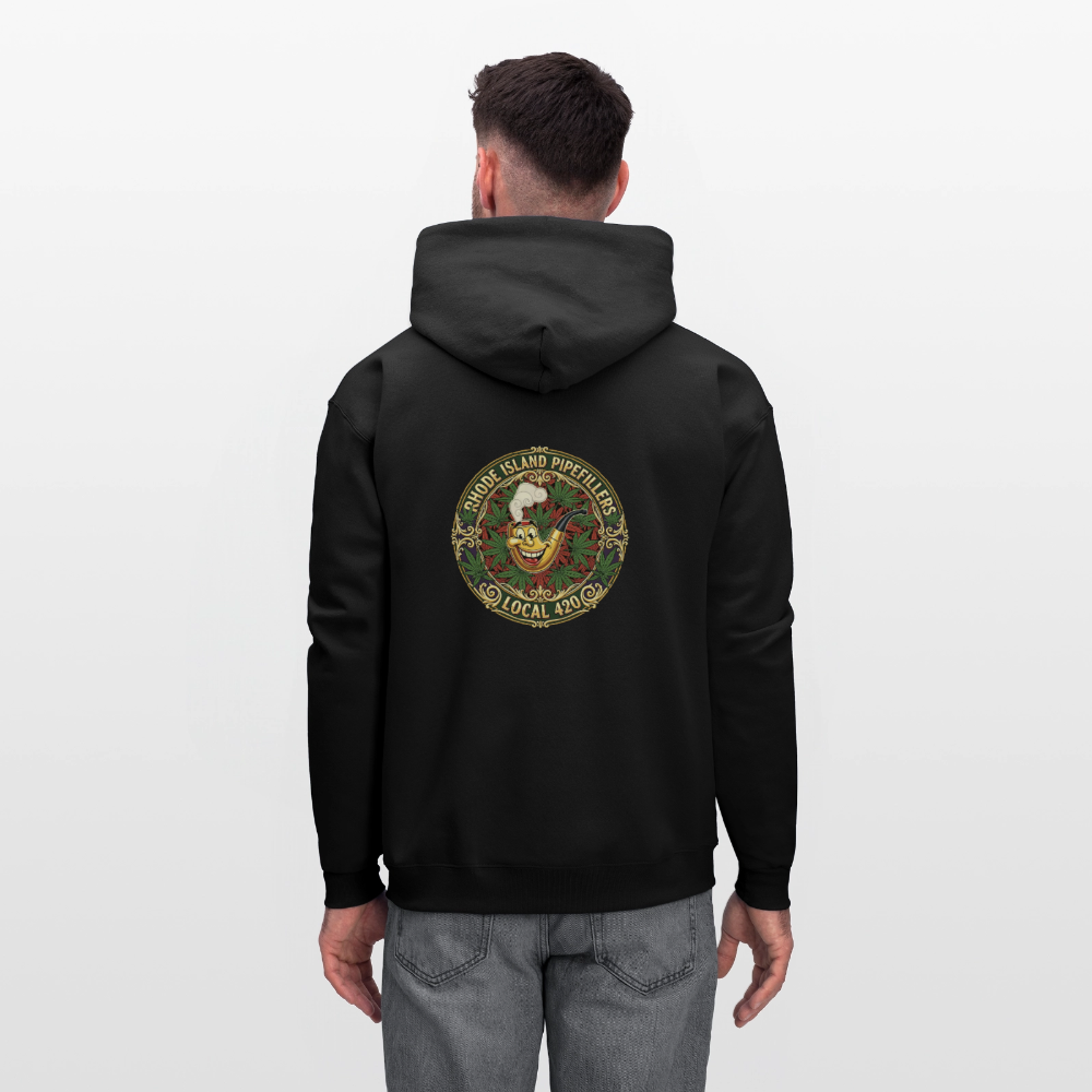 TEXAS PIPEFILLERS LOCAL 420 F/B DESIGN Men's Hoodie - black