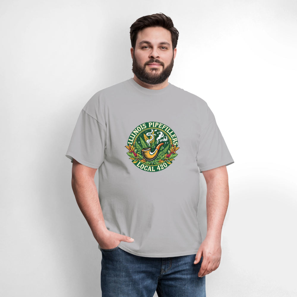 ILLINOIS PIPEFILLERS LOCAL 420 Men's T-Shirt - rock