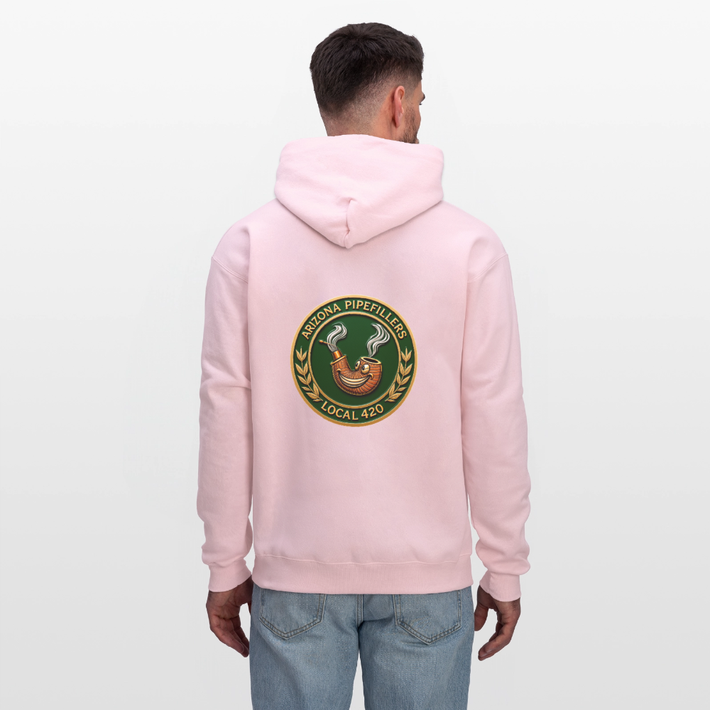ARIZONIA PIPEFILLERS LOCAL 420 F/B DESIGN Men's Hoodie - pale pink