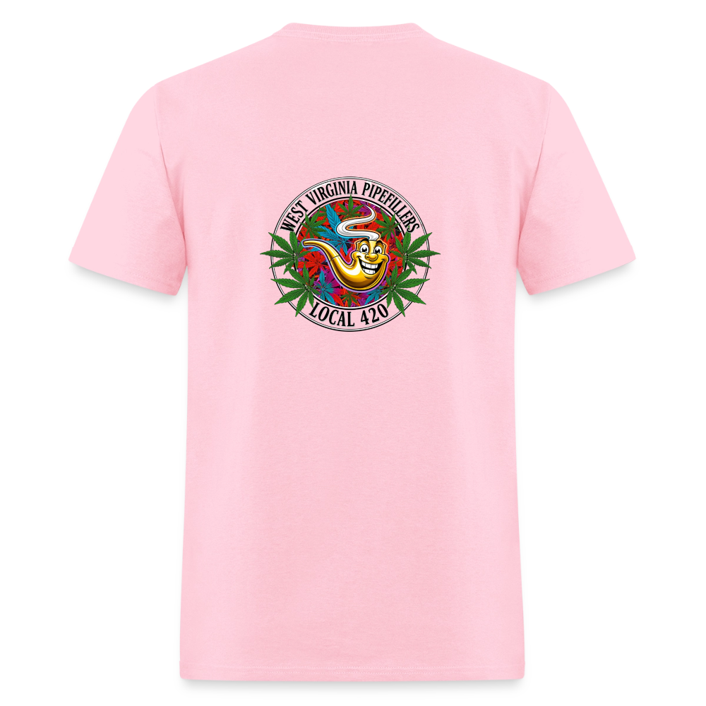 WEST VIRGINIA PIPEFILLERS LOCAL 420 F/B DESIGN Men's T-Shirt - pink