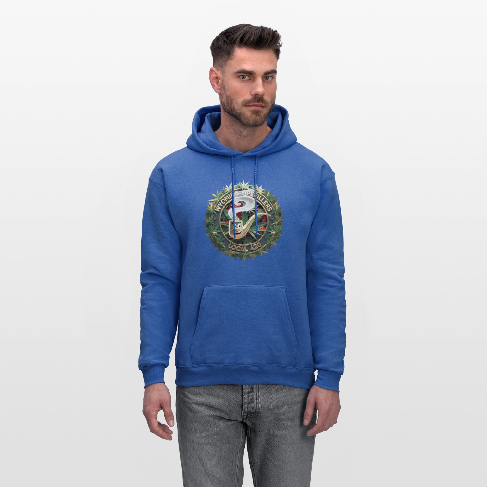 WYOMING PIPEFILLERS LOCAL 420 F/B DESIGN Men's Hoodie - royal blue