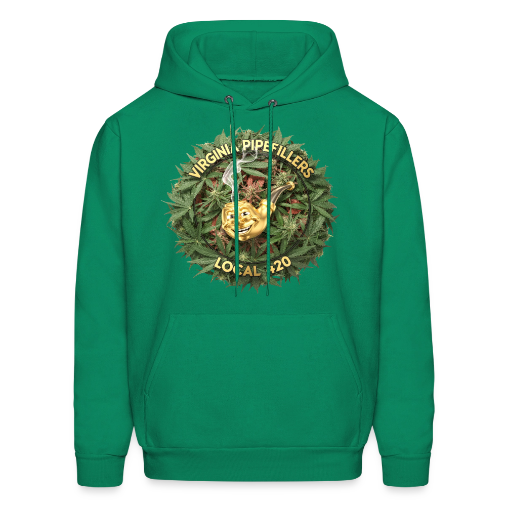 VIRGINIA PIPEFILLERS LOCAL 420 Men's Hoodie - kelly green