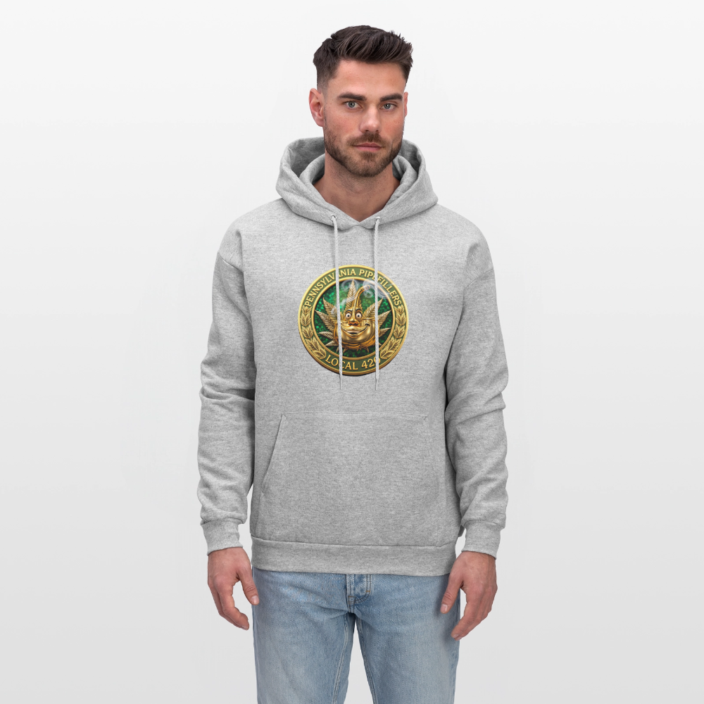 PENNSYLVANIA  PIPEFILLERS LOCAL 420 Men's Hoodie - heather gray