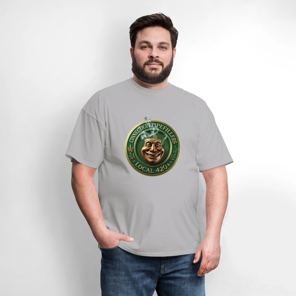 CONNECTICUT PIPEFILLERS LOCAL 420 F/B DESIGN Men's T-Shirt - rock