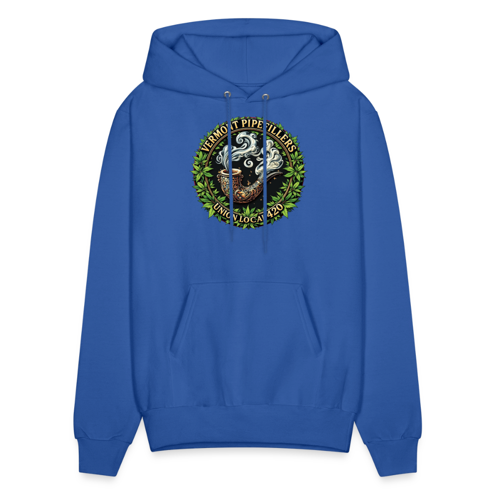 VERMONT PIPEFILLERS LOCAL 420 Men's Hoodie - royal blue