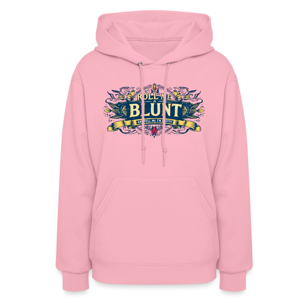 ROLL ME A BLUNT F/B DESIGNS Women's Hoodie - classic pink