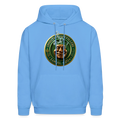 CONNECTICUT PIPEFILLERS LOCAL 420 F/B DESIGN Men's  Hoodie - carolina blue