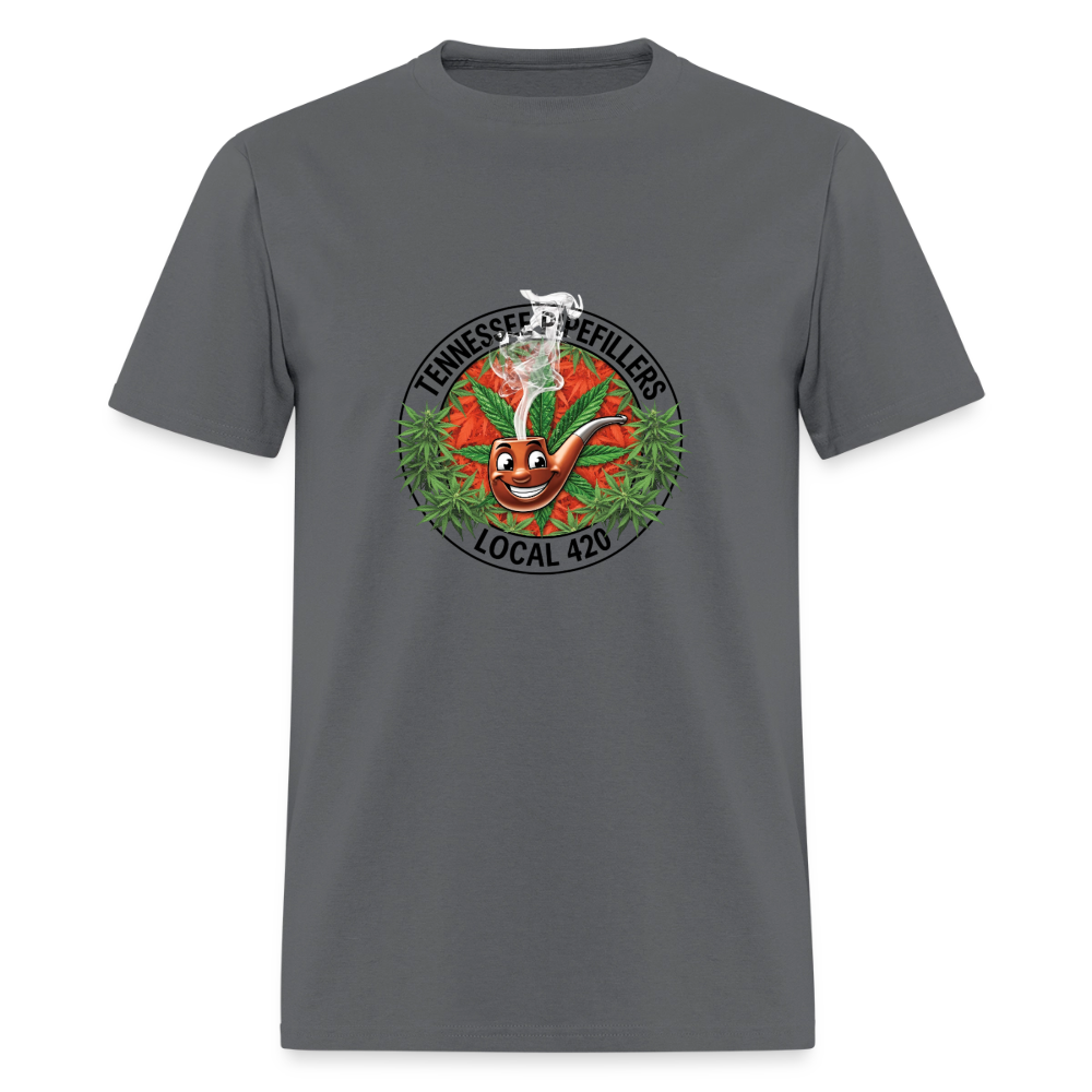 TENNESSEE PIPEFILLERS LOCAL 420 Men's T-Shirt - charcoal