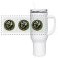 VERMONT PIPEFILLERS LOCAL 420 40oz Stainless Steel Travel Tumbler - white