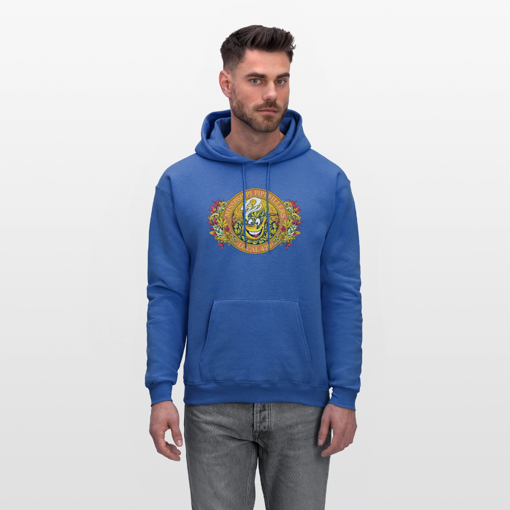 MISSISSIPPI PIPEFILLERS LOCAL 420 F/B DESIGNS Men's Hoodie - royal blue