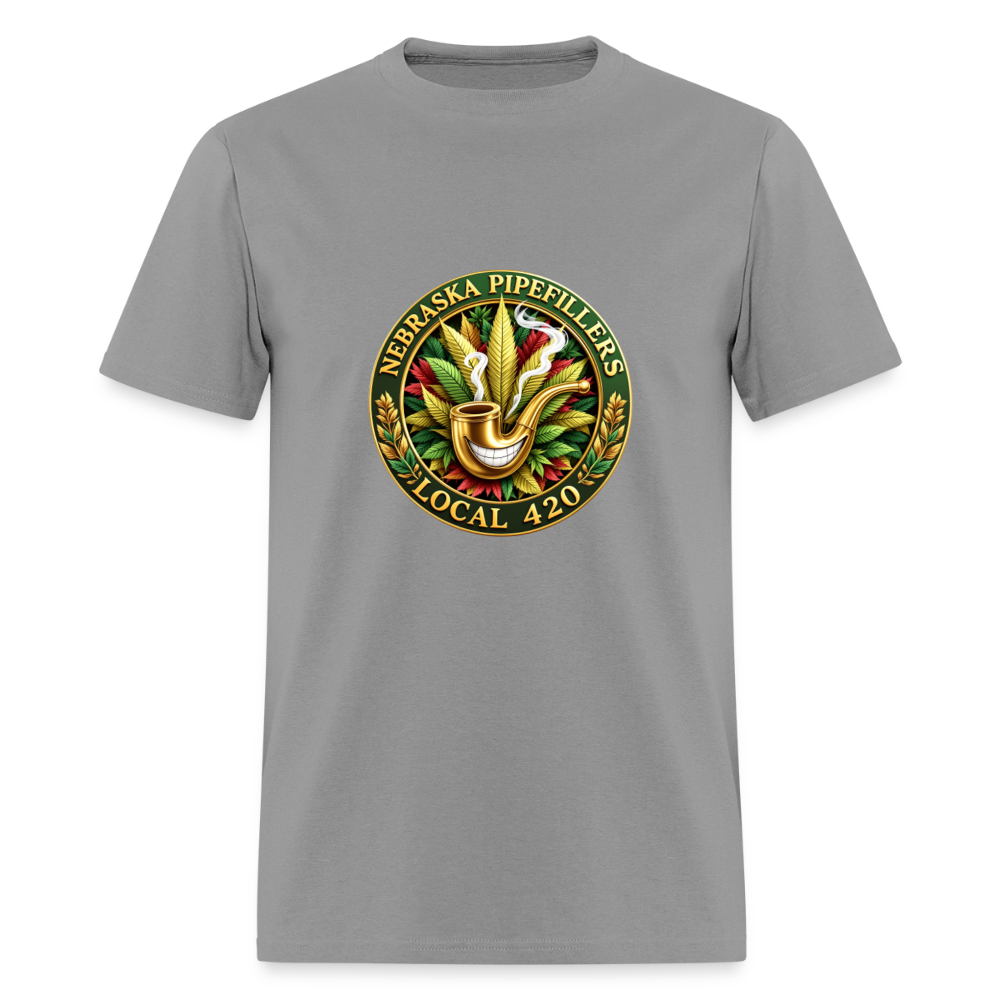 NEBRASKA PIPEFILLERS LOCAL 420 Men's T-Shirt - rock