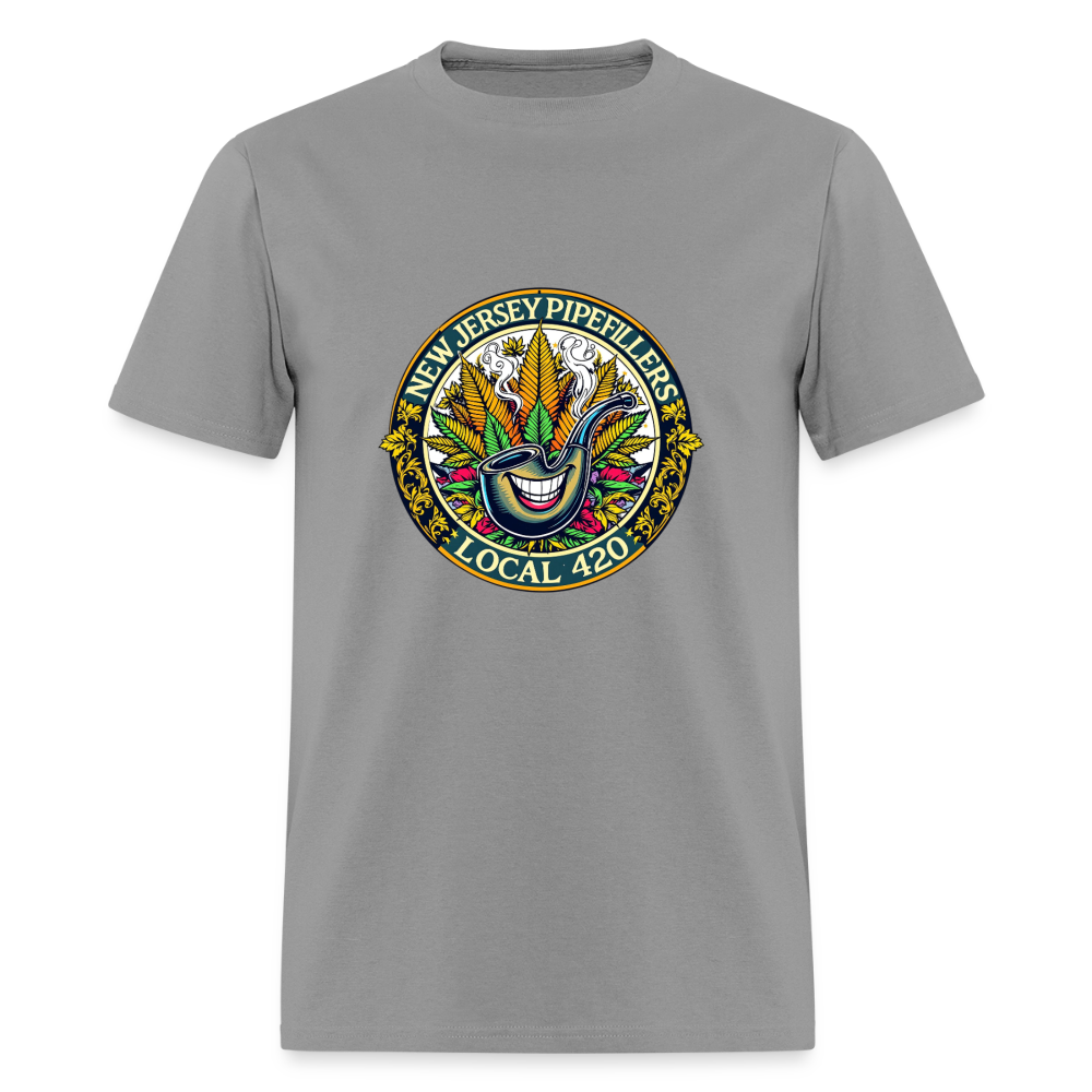 NEW JERSEY PIPEFILLERS LOCAL 420 F/B DESIGN Men's T-Shirt - rock