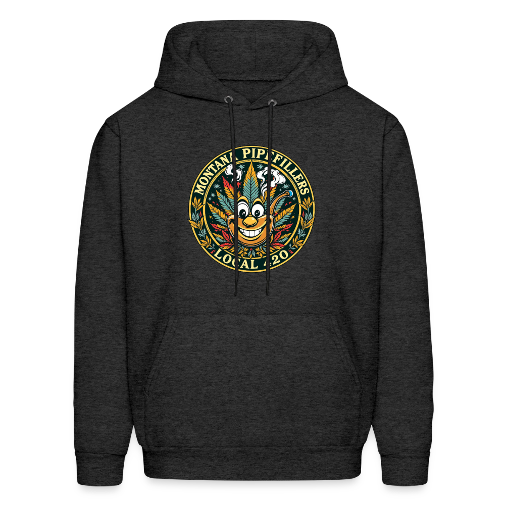 MONTANA PIPEFILLERS LOCAL 420 Men's Hoodie - charcoal grey
