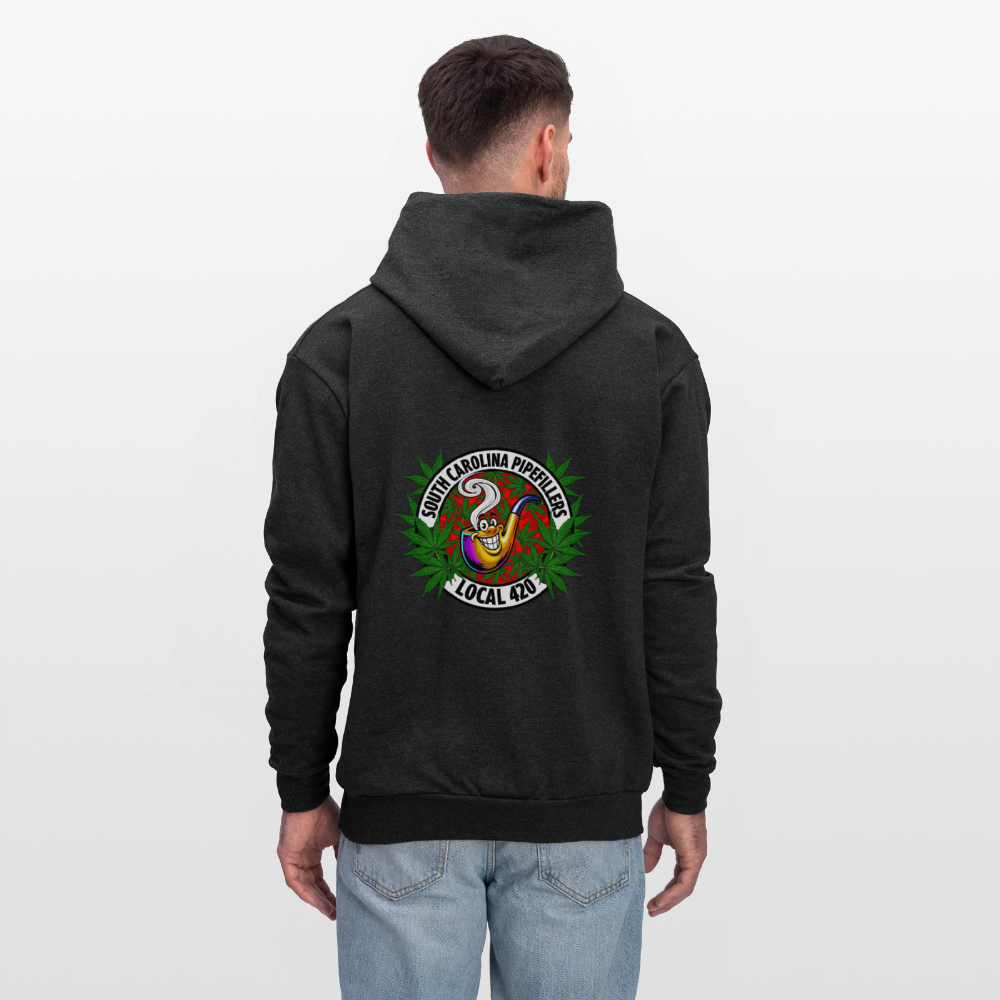 SOUTH CAROLINA PIPEFILLERS LOCAL 420 F/B DESIGN Men's Hoodie - charcoal grey