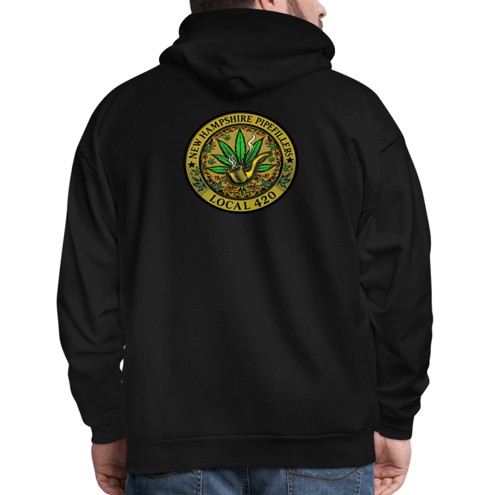 NEW HAMSHIRE PIPEFILLERS LOCAL 420 Men's Hoodie - black