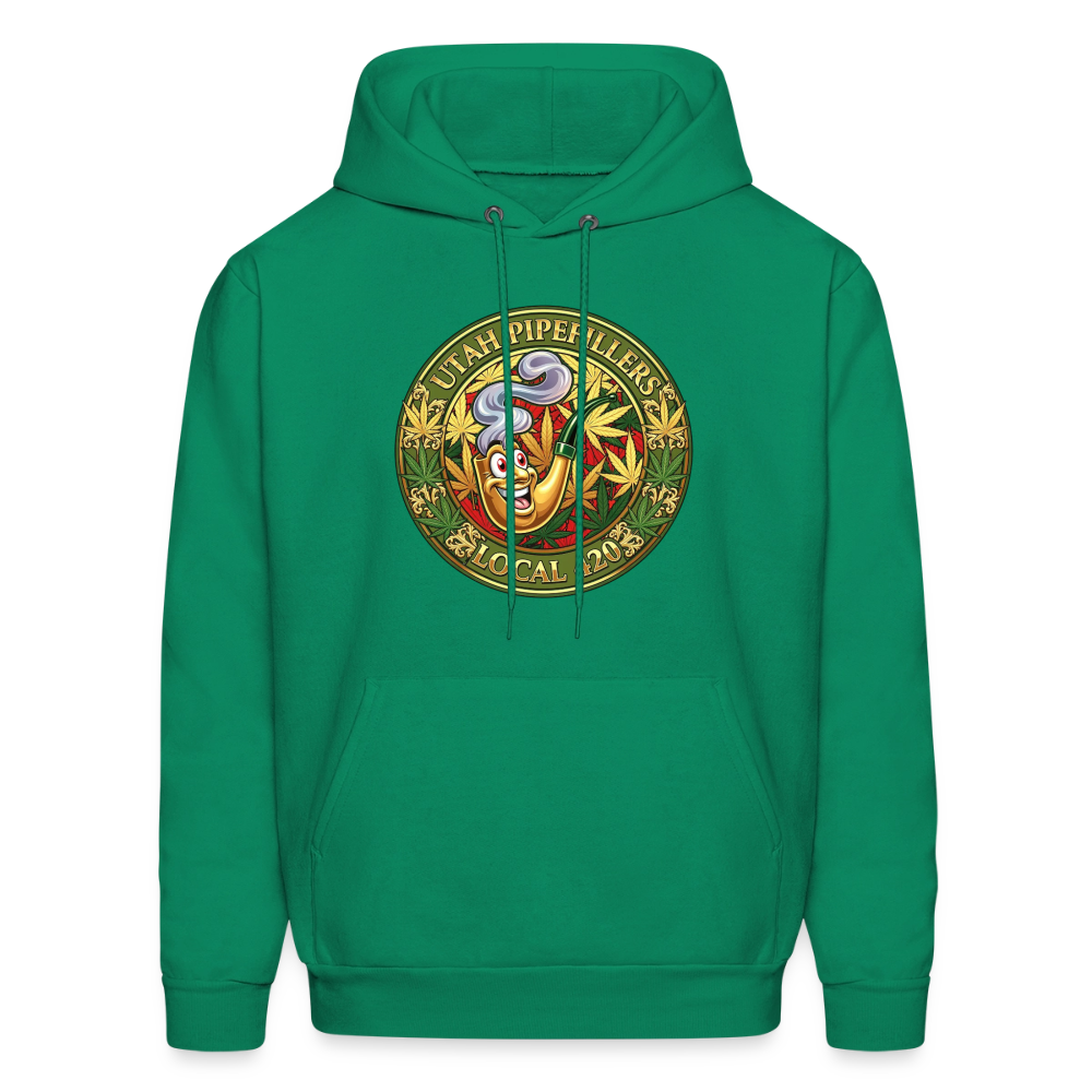 UTAH PIPEFILLERS LOCAL 420 Men's Hoodie - kelly green