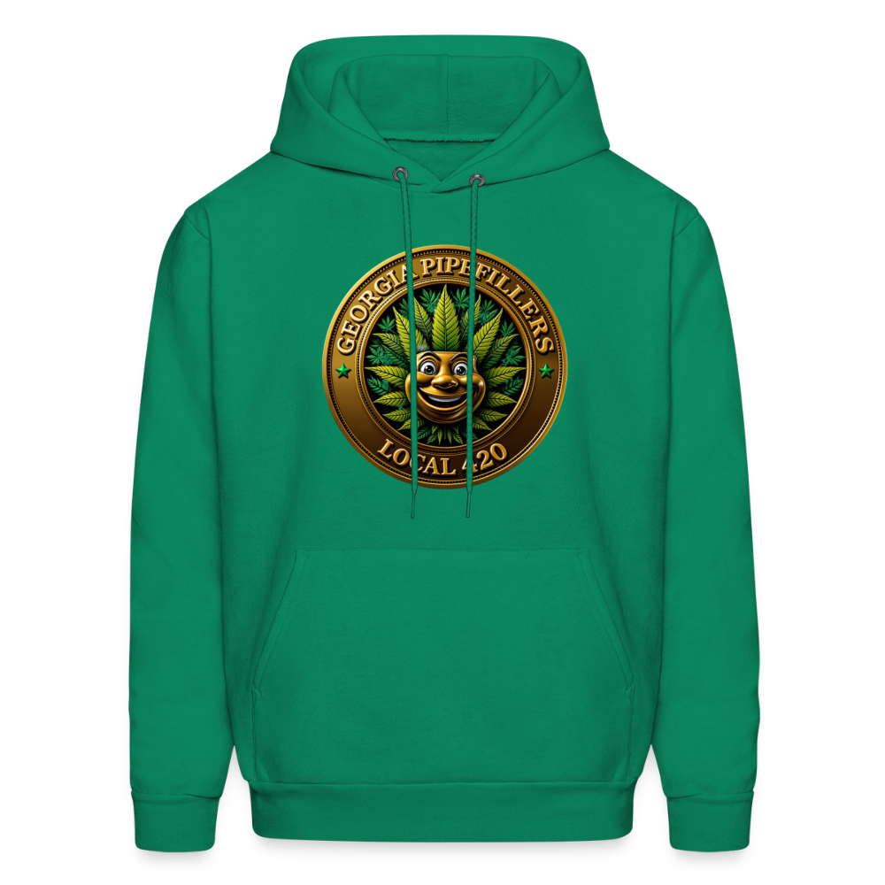 GEORGIA PIPEFILLERS LOCAL 420 Men's Hoodie - kelly green