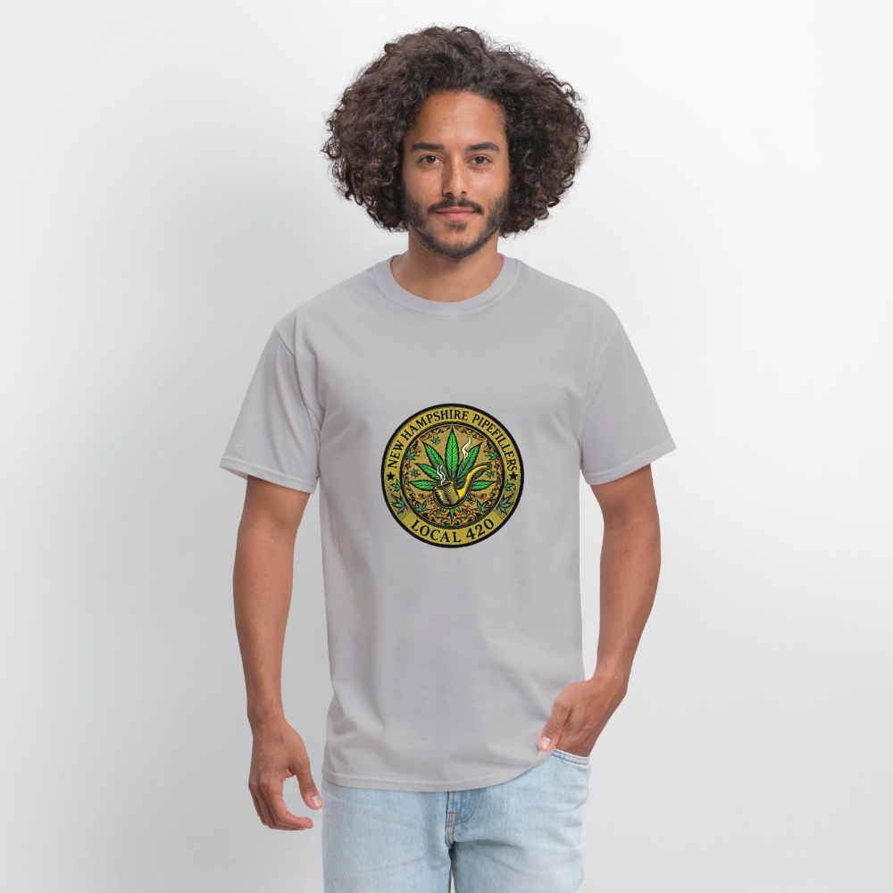 NEW HAMSHIRE PIPEFILLERS LOCAL 420 Men's T-Shirt - rock