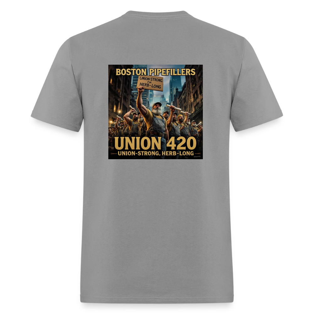 NEW ENGLAND PIPEFILLERS UNION 420 Men's T-Shirt - rock