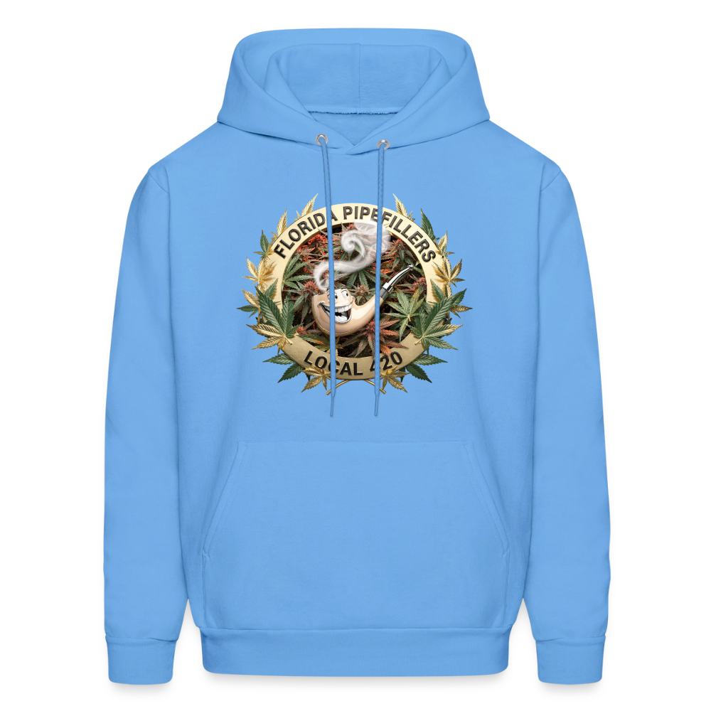 FLORIDA PIPEFILLERS LOCAL 420 Men's Hoodie - carolina blue